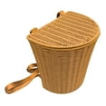 thumbnail image 3 of simhoa PP Rustic Basket Backpack with Lid with Shoulder Straps for Outdoor Handmade, 3 of 8