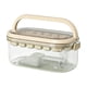 thumbnail image 2 of Tray with Lid and Bin, Cubes Ice Trays for Freezer, Stackable Mold with Trays, Storage Container, Lid and Ice Scoop for Coffee, Cocktail, Drinks, 2 of 7