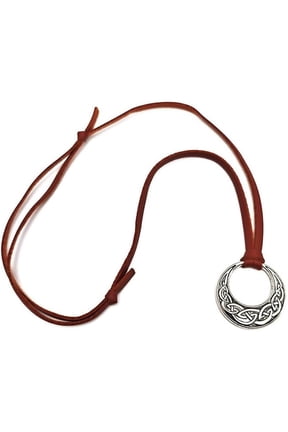 Boho Long Necklace for Women Men Vintage Square Cricle Ring Necklace Trendy Western Necklace Jewelry Gift