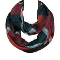 thumbnail image 3 of ALLYDREW Fashionable Plaid Infinity Circle Scarf Long Plaid Scarf - Infinity Scarf, Black & Berry Plaid, 3 of 4