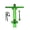 green, variant on TR1007 Archery 0.059'' Recurve Bow Sight Adjustable Target Hunting Shooting Aluminum(green)