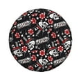 thumbnail image 2 of Bingfone Vintage Skull Casino Spare Tire Cover Weatherproof Universal Wheel Protectors For Rv Camper Travel Trailer Suv Truck-14 Inch, 2 of 9