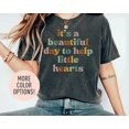thumbnail image 1 of It’s A Beautiful Day To Help Little Hearts Shirt, Pediatric Cardiac Intensive Care Unit Sh - Ivory - 2XL, 1 of 4