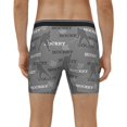 thumbnail image 2 of Men's Boxer Briefs, grey hockey players cool Soft and Breathable Mens Underwear Boxer Briefs With Widen Waist, 2 of 5