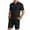 Black Set for Men, variant on Men's Suit Set Loose Solid Pattern Stylish Look For Modern Fashion Needs For Various Types Wine XL