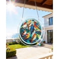 thumbnail image 6 of AuroraX Hanging Halloween Decorations Acrylic Witch and Cat Glowing Window Suncatchers Party Window Bedroom Room Rainbow Maker, 6 of 7