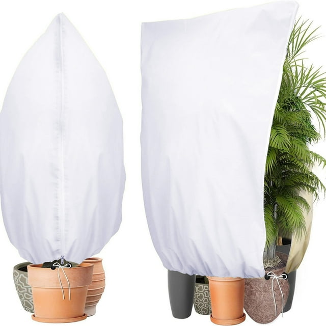 Covers Frost Covers With Zipper Drawstring Cover Bags For Outdoor Winter Frost Cold Weather Shrubs Trees Jacket Covers Couch Arm Covers for Sofa Exterior Covers Sofa under 100