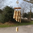 thumbnail image 3 of Bamboo Wind Chimes Outdoor,Wooden Wind Chimes with Melody Deep Tone, 28" Classic Garden Windchime for Relaxation, Grace Home Decor for Patio, Garden or Indoor, 3 of 3