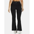 thumbnail image 3 of Avia Women's SoftSculpt Flare Leg High Rise Yoga Pants, Full Length, Sizes XS-XXXL, 3 of 5