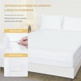 thumbnail image 4 of Zippered Cal King Size Waterproof Mattress Encasement, Breathable Noiseless 6 Sides Soft Mattress Protector, Deep Pocket Fits Up to 16 Inches Mattress Cover, 4 of 7