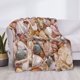 thumbnail image 3 of Fotbe Colorful Seashells Manta de Franela con Estampado, Manta Ultrasuave para Cama, Sofá, Auto, Hipoalergénica y Antibolitas-80"x60", 3 of 6