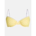 thumbnail image 5 of No Boundaries Polka Dot Underwire Bikini Top, Women's XXS-XXL, 5 of 5