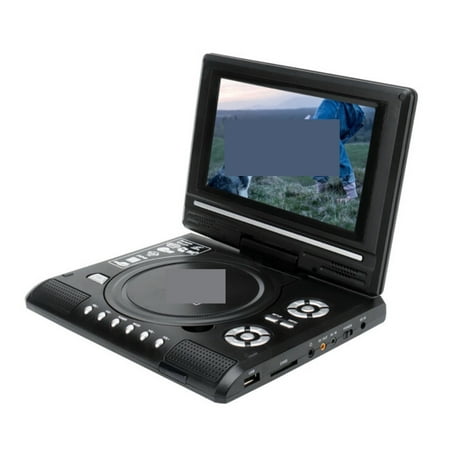 Portable DVD Player Portable Home Dvd Vcd Players for Kids and Car Support Sync Screen to TV Upgrade Drive