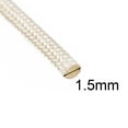 thumbnail image 3 of Protecciones de cable de aislamiento de fibra de vidrio de alta temperatura Uxcell de 16.4 pies y 1.5 mm, color blanco, 3 of 4