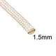 thumbnail image 3 of Protecciones de cable de aislamiento de fibra de vidrio de alta temperatura Uxcell de 16.4 pies y 1.5 mm, color blanco, 3 of 4