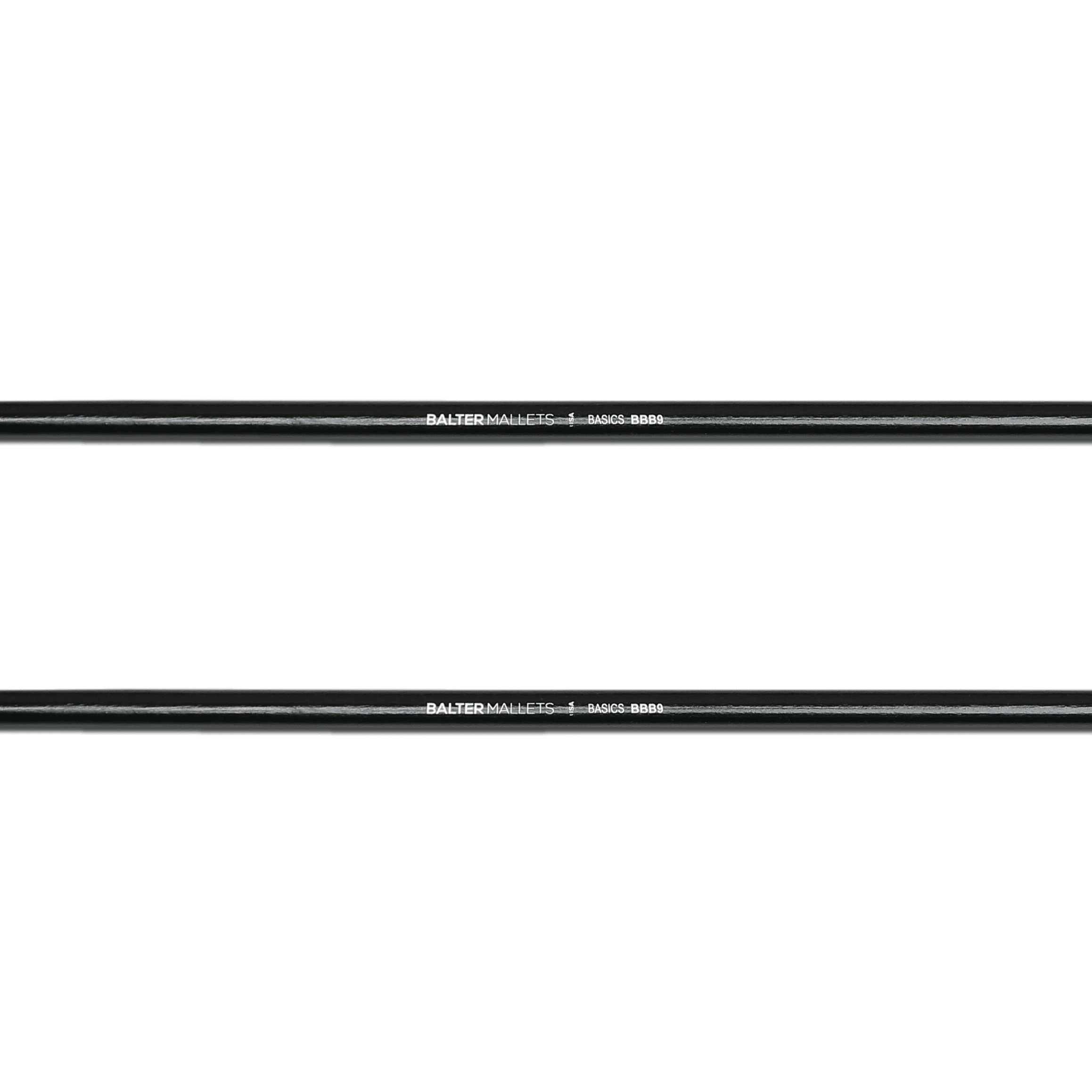 Balter Mallets Basic Black Birch Handle Keyboard Mallets Red Soft