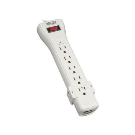 Tripp Lite SUPER6TEL12 7-Outlet Surge Protector (12ft Cord, 1270 Joules, Tel/DSL)