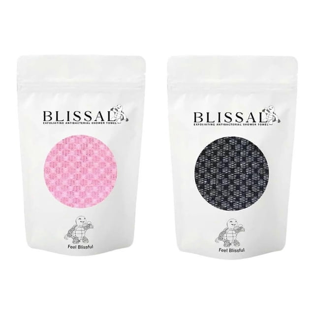 Exfoliating Shower Towel No More Chemicals Exfoliation for All Ages, Exfoliating Antibacterial Shower Towel