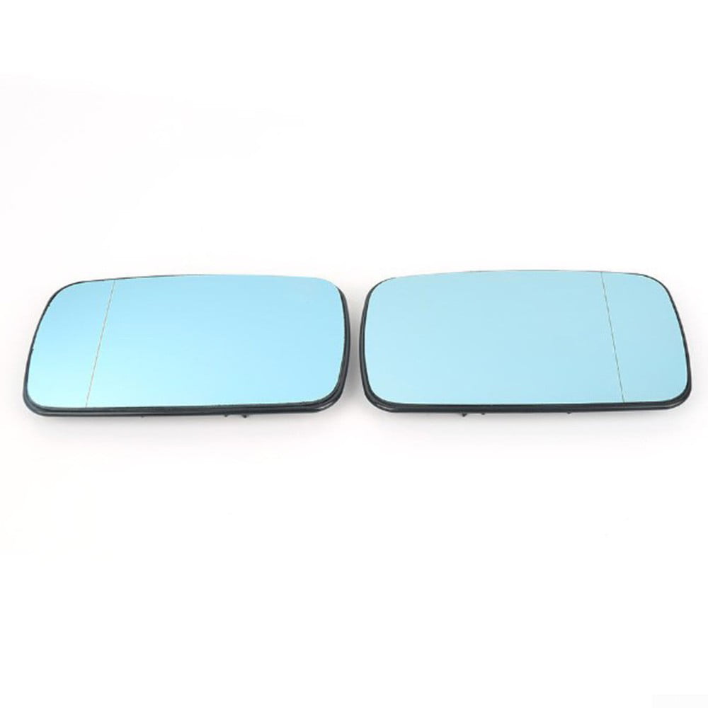 Left Side Tinted White Door Heated Mirror Glass For BMW 5 series E39 2000~2003