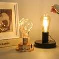 thumbnail image 2 of Bombilla LED creativa de amor dorado Rojo Verde base oro rosa, 2 of 5