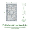 thumbnail image 3 of DEORAB Outdoor Rugs 5'X8' Chenille Patio Rug Three-Layer Material Imitation Silicone Spot Molding Camping Outside Rv Mat,Blue, 3 of 8