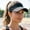 Black, variant on Unisex Lightweight Stretch Sun Visor Hat Portable Breathable Outdoor Cap for Running Tennis Golf Sports(Black,One Size)
