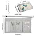 thumbnail image 3 of Cloth Wallet with Lanyard & Multiple Compartments Fashion Purse Zipper Clutch Bag for Cash Cards Coins Underwater Scene Featuring, 3 of 7