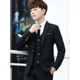 thumbnail image 4 of Chaqueta corta azul para hombre, talla grande, trajes y blazers para hombre, abrigos, chaquetas cortas, de primera calidad, sencillas, con botones, moda 2024, 4 of 4