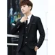 thumbnail image 4 of Chaqueta corta azul para hombre, talla grande, trajes y blazers para hombre, abrigos, chaquetas cortas, de primera calidad, sencillas, con botones, moda 2024, 4 of 4