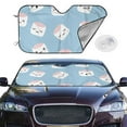 thumbnail image 2 of Haiem Cartoon Sushi Car Windshield Sun Shade - Blocks UV Rays Sun Visor Protector, Sunshade to Keep Your Vehicle Cool, Universal Fit SUV Van Sedan-Small, 2 of 7