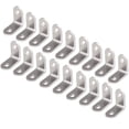 thumbnail image 1 of 20 Pcs 90 Degrés Angle Droit en Acier Inoxydable Corset, 1,18 Pouces X 1,18 Pouces Corsets d'Angle, Support Métallique en Acier Inoxydable Angle Droit, 1 of 6