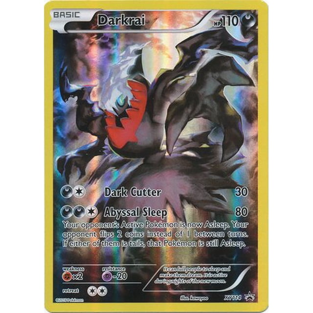 Tarjeta coleccionable Pokémon Darkrai XY114 XY Black Star Promos Holo