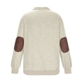 thumbnail image 4 of pstuiky Camisas de manga larga de invierno para hombre, Camisa/Top de manga larga con cuello alto, holgada, con cremallera y cuello alto para hombre camisetas de hombre l, 4 of 5