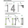 thumbnail image 3 of Barton 6 Inch Stainless Steel Floating House Number C for Mailbox, Yard, Home, Front Door, 3 of 5