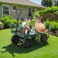 thumbnail image 3 of AKDSteel Utility Steel Garden Cart Trolley, 3 In 1 Design With Removable Sides, 200kg Capacity, 3 of 6