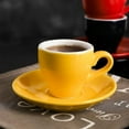 thumbnail image 4 of Macaron Espresso Black Italian Coffee Cup, 4 of 5