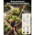 thumbnail image 2 of Gas Pole Saw, 52cc 2-Stroke Gas Powered Pole Chainsaw, 9.5Ft Extendable Professional Tree Trimming for Yard & Garden, 2 of 8