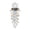 A, variant on Crystal Cascade Christmas Light, Hanging LED Snowflake Icicle Lights, Lighted Window Decoration for Living Room, Porch, Entryway and Holiday Display