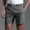 Dark Gray, variant on IROINNID Men's Casual Stretch Waist Drawstring Shorts with Side Pockets Lightweight Summer Gym Running Lounge Wear Bottoms