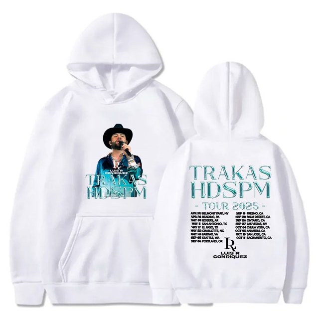 Luis R Conriquez Trakas HDSPM Tour sudaderas con capucha Cosplay mujeres hombres moda sudaderas de manga larga
