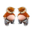 thumbnail image 2 of Animal Stickers-Laptop Stickers,3D Shiba Inu Dog Belly Sticker Cute 3D Soft Belly Stickers Stomach Design Adhesive Dog Sticker Decorative Fun Stickers For Adults Decals, 2 of 9