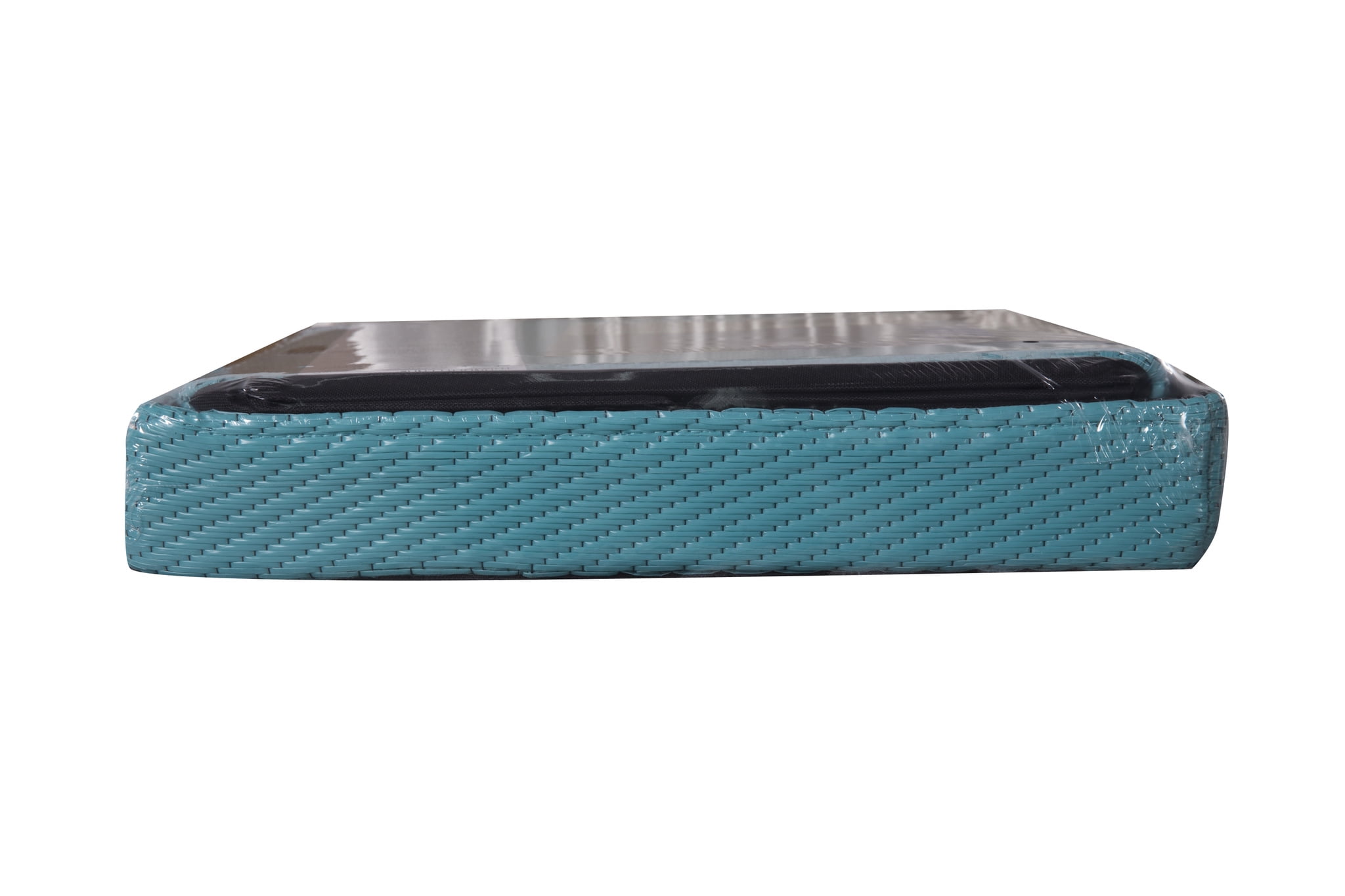 Storage Cube by Patio Mat, Indoor / Outdoor for RV, Patio, Home, Collapsible & Multi-use (Aqua)