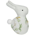 thumbnail image 5 of Northlight 14" Spring Floral Bunny Rabbit Easter Decoration - White/Green, 5 of 7