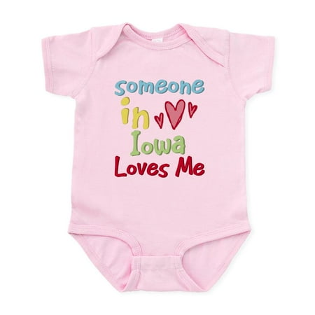 

CafePress - Someone In Iowa Loves Me Infant Bodysuit - Baby Light Bodysuit Size Newborn - 24 Months