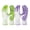Purple & Green, variant on COOLJOB 2 Pairs Gardening Gloves for Women Ladies, Breathable Rubber Coated for Yard Garden, Outdoor Indoor Protective Work with Grip, Medium Size, Red & Green
