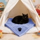 thumbnail image 5 of Toalla de baño superabsorbente para mascotas, de microfibra polar coral, para perros y gatos, suave, de secado rápido, para el cuidado de mascotas, grande, absorbente., 5 of 6
