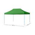 thumbnail image 2 of Ilios Innova | Toldo Plegable Verde 2x3 Carpa para Exteriores Resistente al Clima, Impermeable, Estructura de Hierro y Tela Oxford 600D., 2 of 9