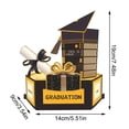 thumbnail image 2 of Pop Up Graduation Card 2026 for High School Graduates 3D Pop-Up Congrats Card with Design Class of 2026 Celebration Gift for Son Daughter Friend Classmate or Colleague Includes Envelope, 2 of 5