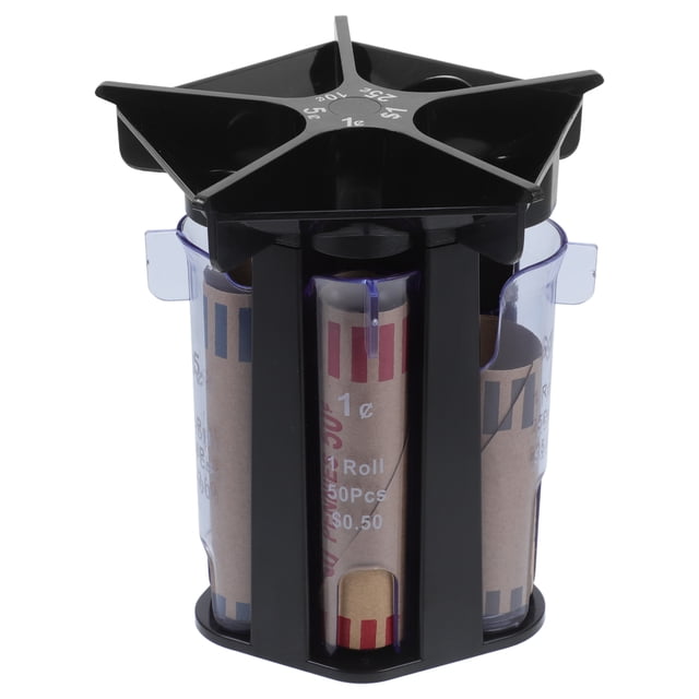Coin Organizer Coin Holder Coin Storage Holder Coin Container Coin Plastic Bucket Novelty Coin Organizer Coin Storage Bucket