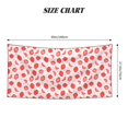 thumbnail image 2 of Zufioo Strawberry Print Silver Fox Fleece Beach Towel 27.5x55in, Super Absorbent Bath Towel, Suitable for Adult Beach, Swimming Pool and Home Use-One Size, 2 of 6